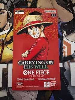 1 x One Piece TCG Blister Pack Carrying On His Will Booster Pack OP-13 English - Image 1