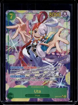 2026 One Piece Heroines Edition Uta Secret Rare Alternate Art #EB03-061 - Image 1