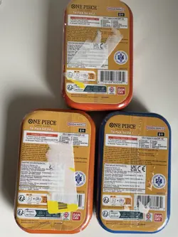 ONE PIECE OP-13 TIN PACK VOL 2, THREE Tins NEW Never Opened - Image 5