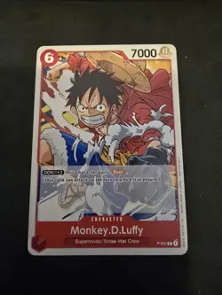 Monkey.D.Luffy (Super Pre-Release) [Participant] P-001 One Piece Promo - Image 1