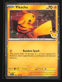 Pikachu (Pokemon Day 2026) Common Miscellaneous Cards & Products 051/162 NM - Image 1