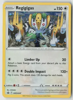 Regigigas - (Cosmos Holo) SWSH247 - SWSH: Sword & Shield Promo Cards Holo - PTCG - Image 1