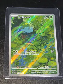 Pokemon TCG - Bulbasaur - Holo Illustration Card 166/165 - Image 1