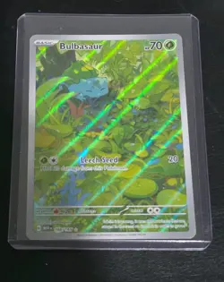 Pokemon TCG - Bulbasaur - Holo Illustration Card 166/165 - Image 2