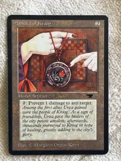 1994 MTG Antiquities (69) card -Urzas Chalace, Atog, Ornithopter-LP-see photos - Image 5