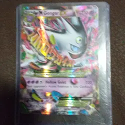 Pokemon M Gengar EX Mega Full Art Holo Psychic Card 210 HP - Image 4