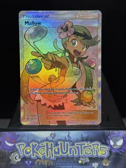 Pokemon Card Mallow 145/145 Guardians Rising Full Art Trainer Played - Image 1