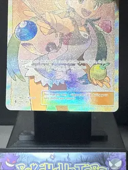 Pokemon Card Mallow 145/145 Guardians Rising Full Art Trainer Played - Image 3