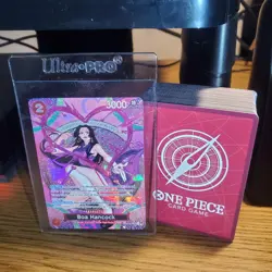 One Piece TCG Boa Hancock 0P12-014 Adventure On Kamis Island EN + 71 Bonus Cards - Image 3