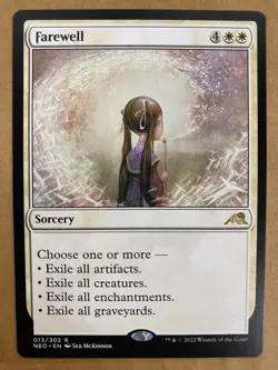 MTG 1x Farewell # 13 Kamigawa: Neon Dynasty Magic the Gathering Card x1 NM - Image 1