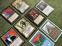 Magic MtG Vintage Lot Beta Legends Unlimited Antiquities Revised Lands 80 Cards - Image 1