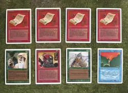 Magic MtG Vintage Lot Beta Legends Unlimited Antiquities Revised Lands 80 Cards - Image 3