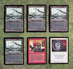 Magic MtG Vintage Lot Beta Legends Unlimited Antiquities Revised Lands 80 Cards - Image 5
