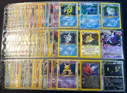 Lot of 135 ALL HOLO Vintage Pokemon Card Binder Collection - Image 1