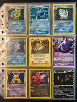 Lot of 135 ALL HOLO Vintage Pokemon Card Binder Collection - Image 2