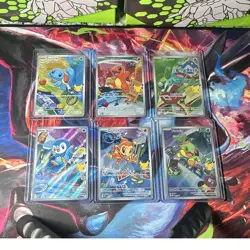 Pokemon TCG First Partners 6 cards! Charmander, Squirtle, Bulbasaur, sinnoh also - Image 1
