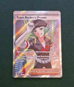 Team Rocket's Proton 227/182 Destined Rivals Pokemon Card tcg trainer Near Mint - Image 1