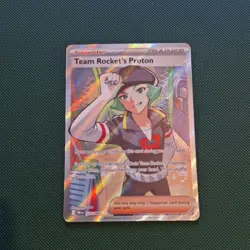 Team Rocket's Proton 227/182 Destined Rivals Pokemon Card tcg trainer Near Mint - Image 2