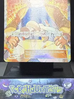 Pokemon Card Hala 143/145 Guardians Rising Full Art Ultra Rare Trainer LP - Image 3