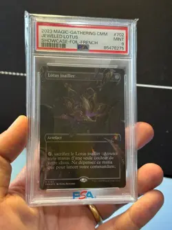 2023 MTG Commander Master Lotus Joailler Showcase Foil PSA 9 MINT 702 - Image 1