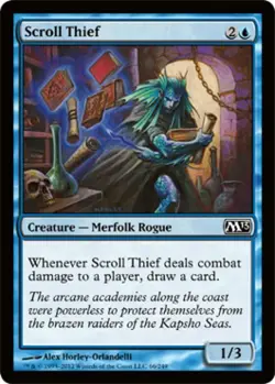Scroll Thief - Light Play MTG Magic 2013 Core Set - Image 1