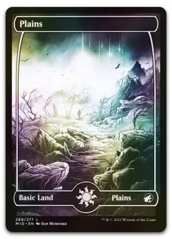 Plains (269) #269 (Foil) (LP) Midnight Hunt MID Magic MTG - Image 1