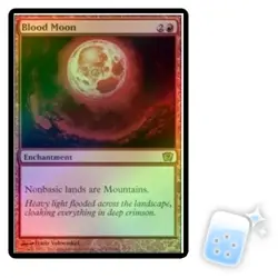 FOIL BLOOD MOON 9th Edition 9ED Magic MTG MINT CARD - Image 1