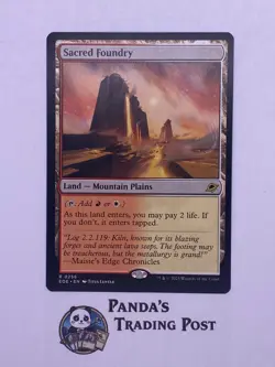 MTG Sacred Foundry Edge of Eternities Regular - Image 1