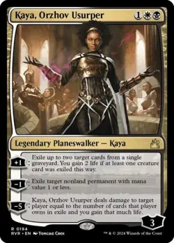 Kaya, Orzhov Usurper -Foil Near Mint MTG Ravnica Remastered - Image 1