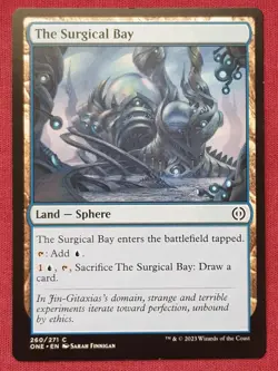 Magic The Gathering PHYREXIA ALL WILL BE ONE THE SURGICAL BAY land card MTG - Image 1