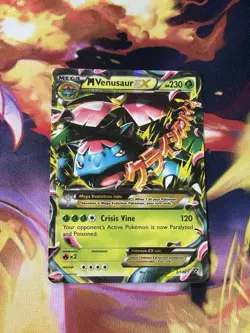 Pokemon M Mega Venusaur EX XY Base Set 2/146 Ultra Rare Holo English TCG 2014 NM - Image 3