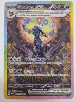 Prismatic Evolutions Umbreon EX SIR 161/131 Pokemon Pack Fresh NM - Image 1