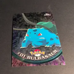 Pokemon Topps Chrome Bulbasaur Holo #01 NM - Image 5