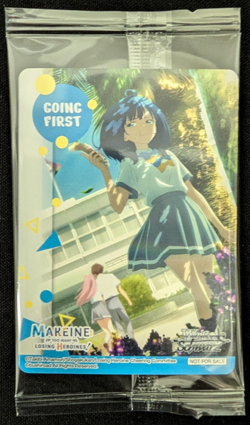 Weiss Schwarz TCG Makeine Too Many Losing Heroines Going First Promo SEALED - Image 1