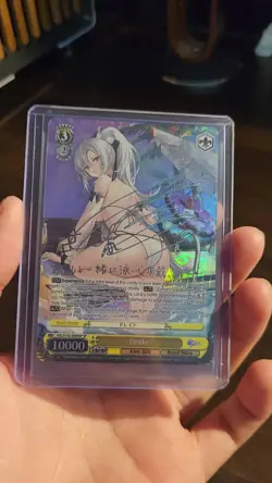 Weiss Schwarz Azur Lane Drake SP SILVER SIGNATURE UNGRADED - Image 2