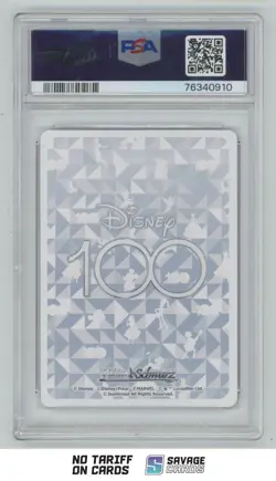 2023 Weiss Schwarz JPN Gold Stamp Beautiful Hair Rapunzel PSA 10 #005 Disney 100 - Image 2