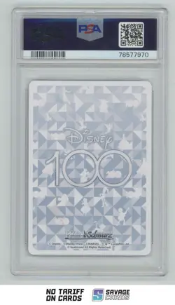 2023 Weiss Schwarz JPN Pincess Of Agrabah Jasmine PSA 10 #035 Disney 100 - Image 2