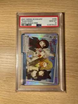 Team RWBY RWBY/WX03-098 Weiss Schwarz RRR Triple Rare AGS 10 Gem Mint Grading - Image 1