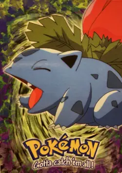 Vintage Pokemon Topps Ivysaur #2 Rare Wrapper Variant Card Advanced Series 1 LP - Image 1