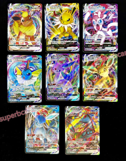 Pokemon S-Chinese Eevee Heroes CS4aC 8 Cards Espeon Umbreon Glaceon etc VMAX RRR - Image 1