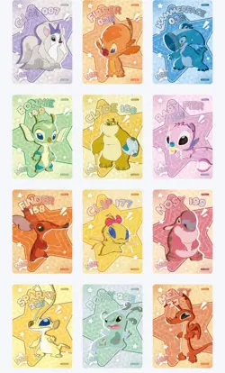Lot 45 Card Fun 2023 Disney 100 Years Lilo＆Stitch SSR Complete Set #SSR1-45 hot - Image 2