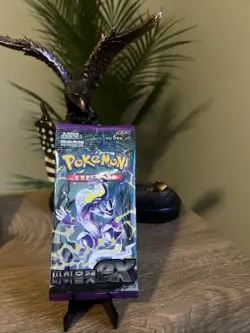 Nintendo Pokemon TCG Violet EX Booster Pack - 5 Cards 4521329373522 - Image 1