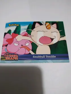 Pokemon Card - Snubbull Trouble Snap16 - Screen Snaps! - Topps Johto - Image 1
