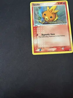Torchic 69/106 Pokemon Card EX Emerald 2005 Reverse Holo Foil Stamped TCG MP - Image 3