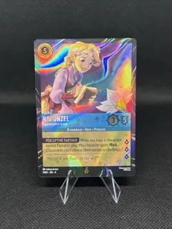 Disney Rapunzel - Appreciative Artist Lorcana TCG Promo Foil Card Promo Epcot - Image 1