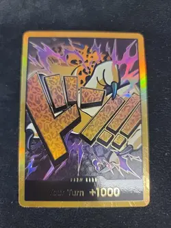DON!! Card Rob Lucci One Piece Premium Booster -The Best Foil Gold Rare - Image 1