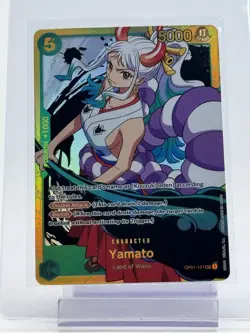 YAMATO OP01-121 ONE PIECE CARD GAME ROMANCE DAWN SEC HOLO Q7107 - Image 1