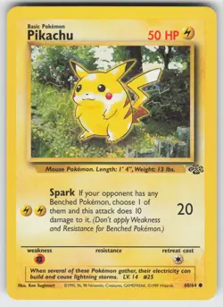 Pikachu Common Jungle 60/64 Pokemon - Image 1