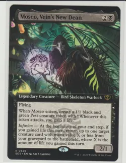 Moseo, Vein's New Dean - Extended Art Rare MtG Card SOS 326 - Image 1