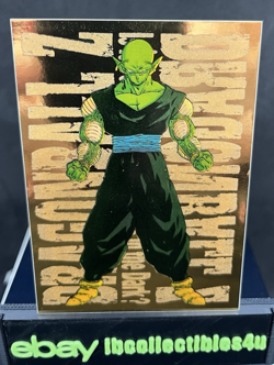 1999 Dragon Ball Z Artbox JPP/Amada Card Piccolo Gold Foil MP #G-7 MINT F/S - Image 1